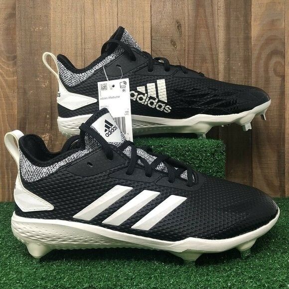 NEW Adidas CG5218 Afterburner Metal Baseball Cleats - Men's SZ 7.5 - Picture 1 of 8